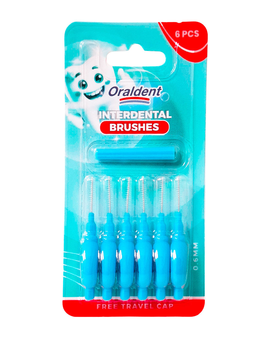 Oraldent Interdental Brushes Blue 6'S