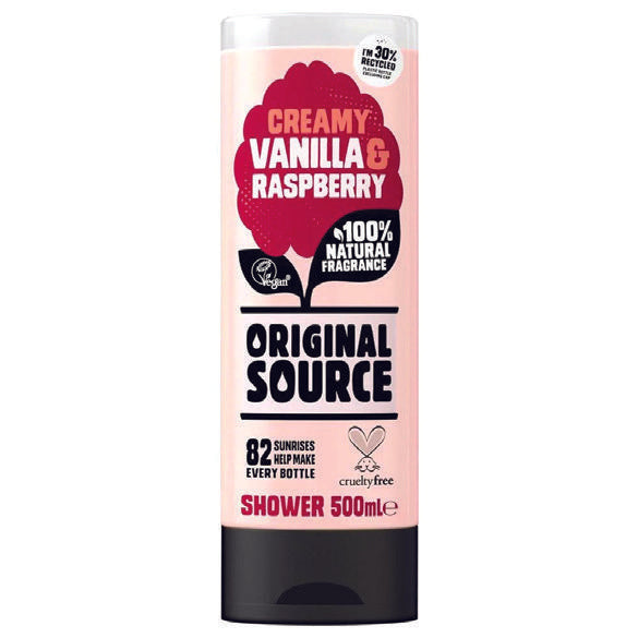 Original Source Creamy Van. & R/Berry Shower Gel 500Ml