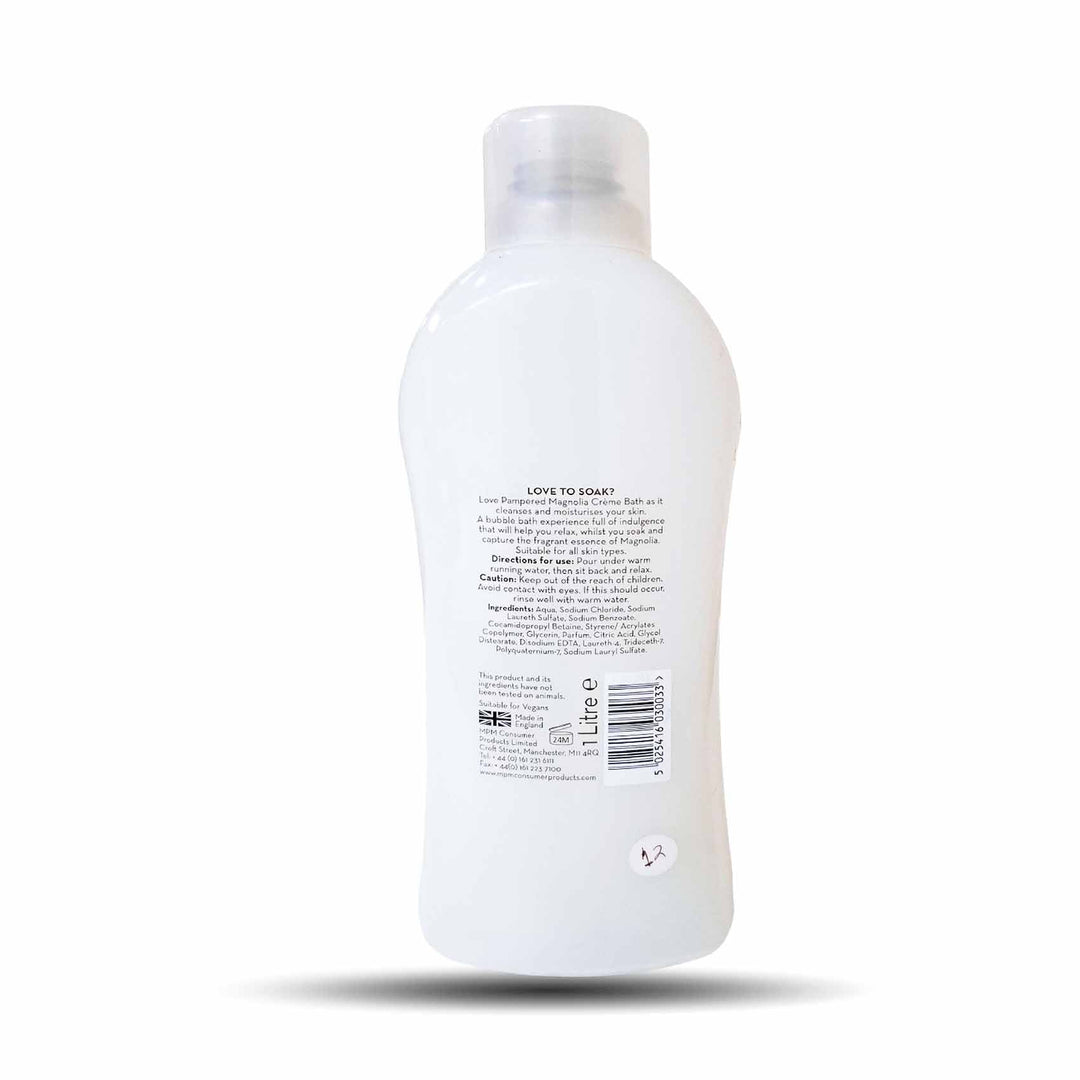 Pampered Creme Bath Magnolia 1 Litre