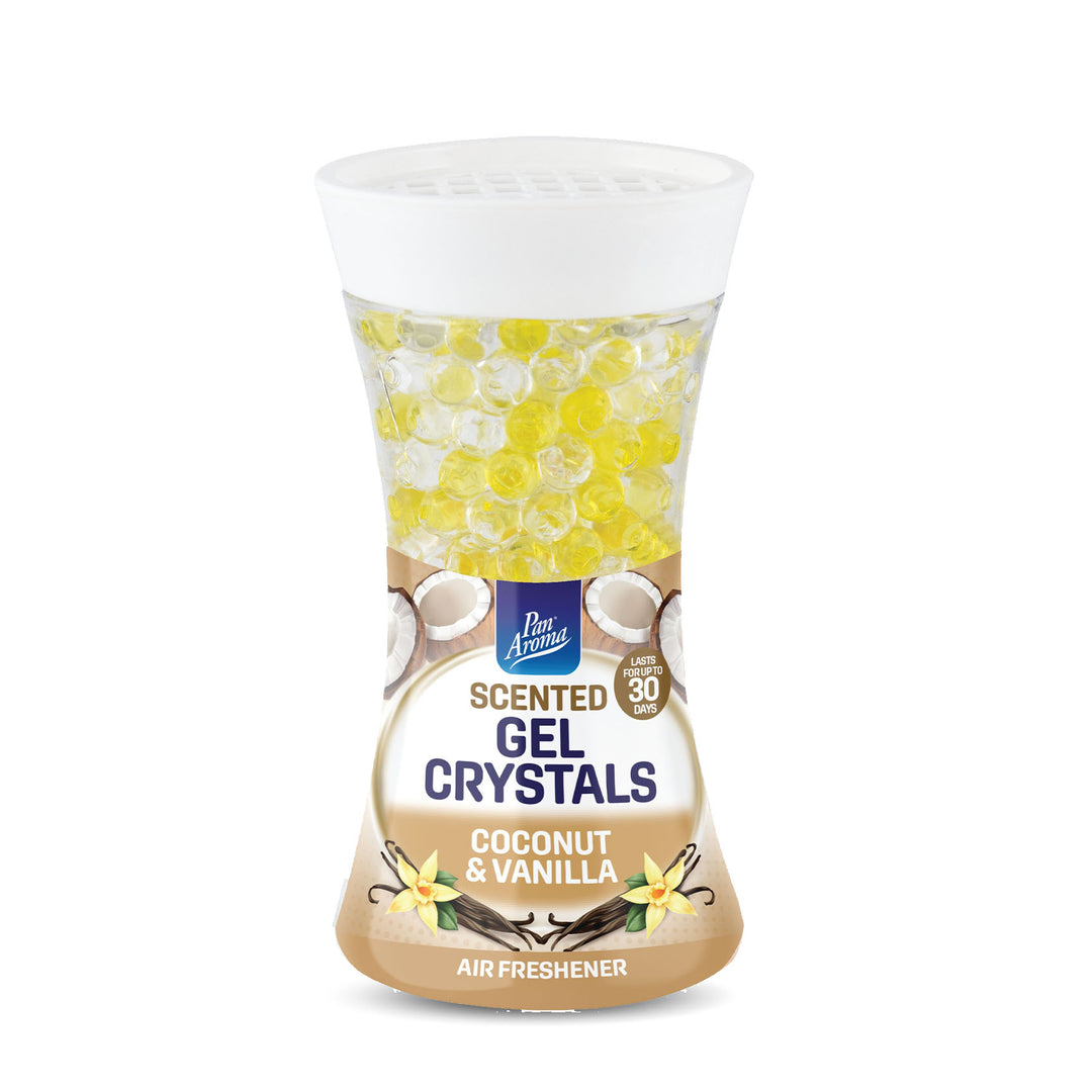 Pan Aroma Lava Gel Crystals  Air Freshener Coconut & Vanilla 150G