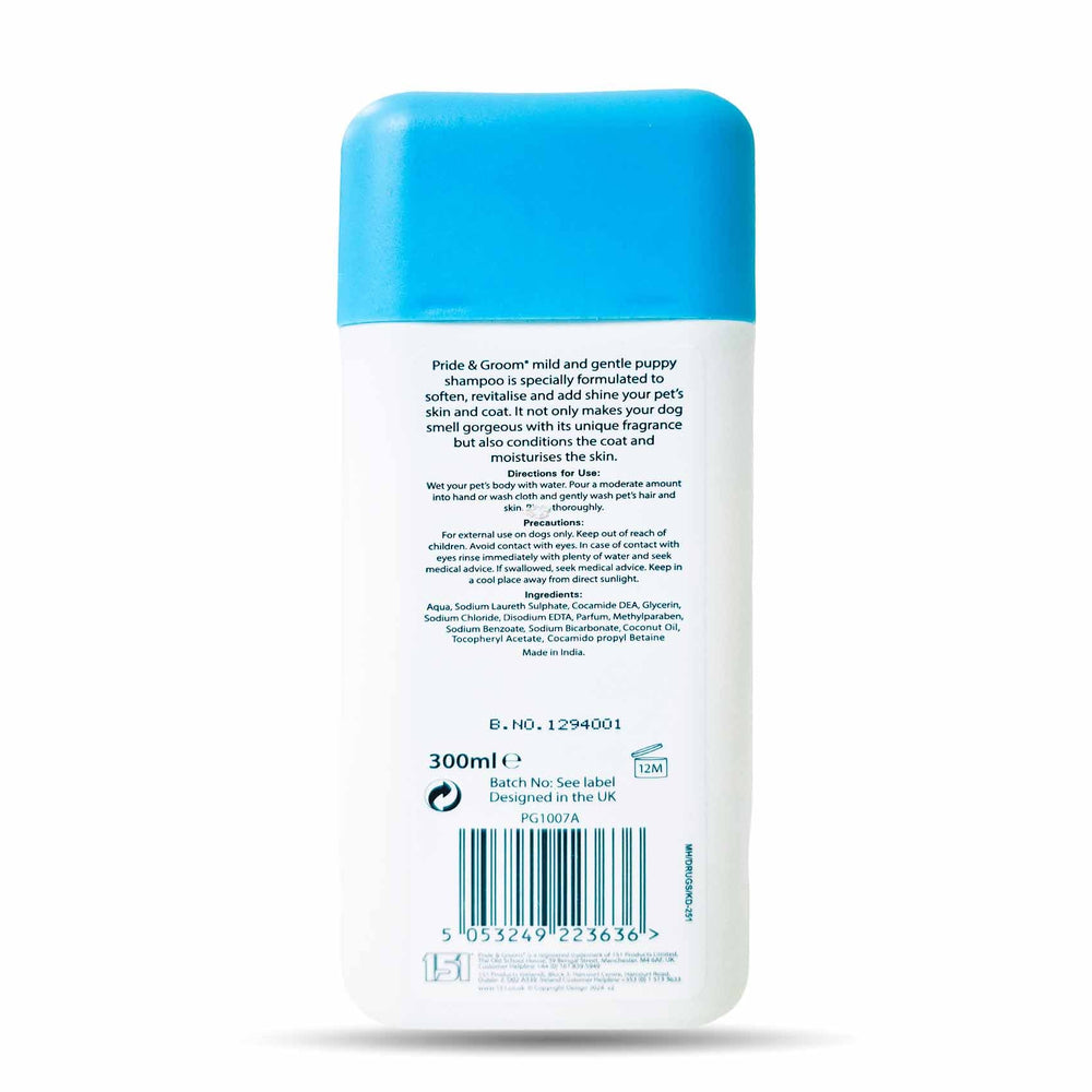 Pride & Groom Mild & Gentle Shampoo 300Ml