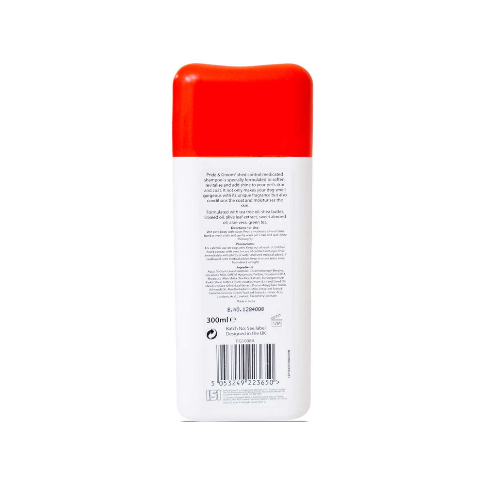 Pride & Groom Medicated Doggie Shampoo 300Ml