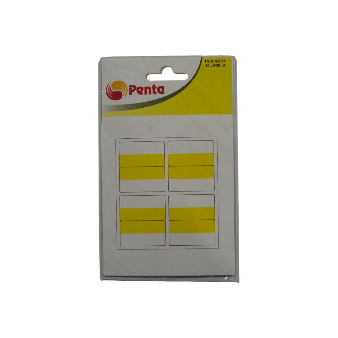 Penta Index Label 4.4X4Cm, 5Col#17