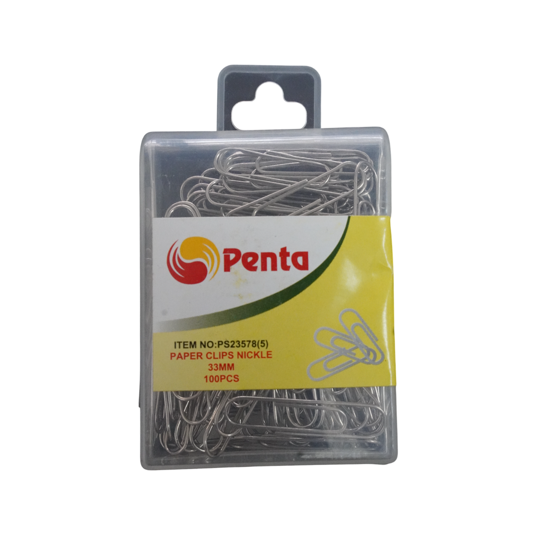 Penta 33Mm Paper Clips 100'S