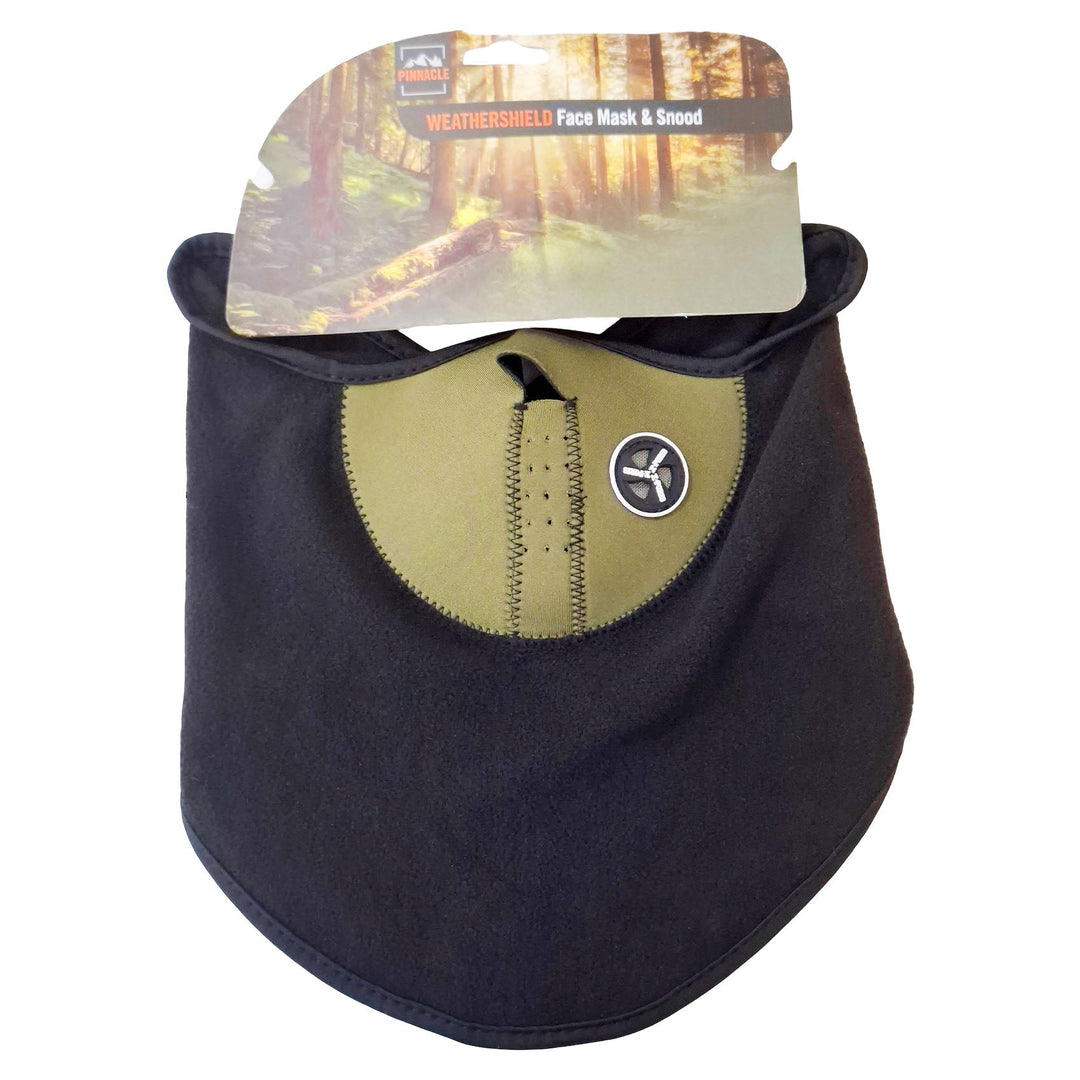 Pinnacle Weatheshield Face Mask & Snood 2Asst Clrs
