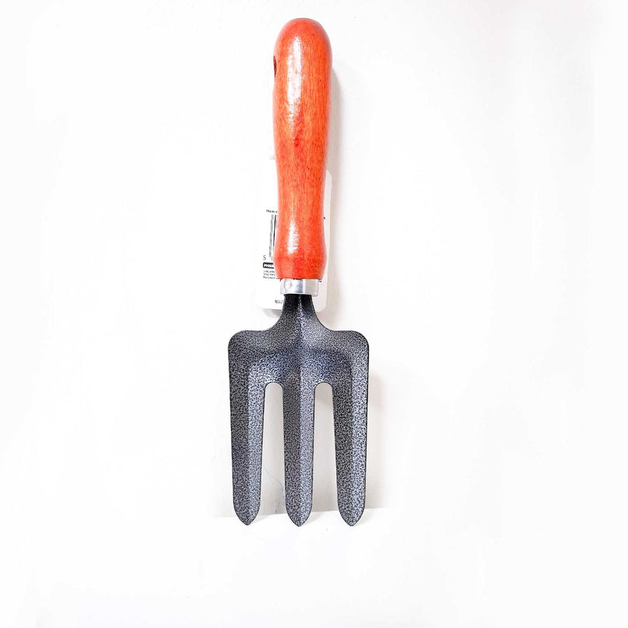 Pms Garden Hand Fork Wood Handle With Tag