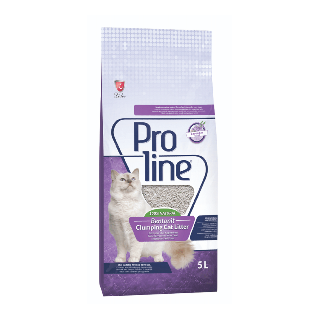 Proline Bentonite Clumping Cat Litter Lavender - 5L