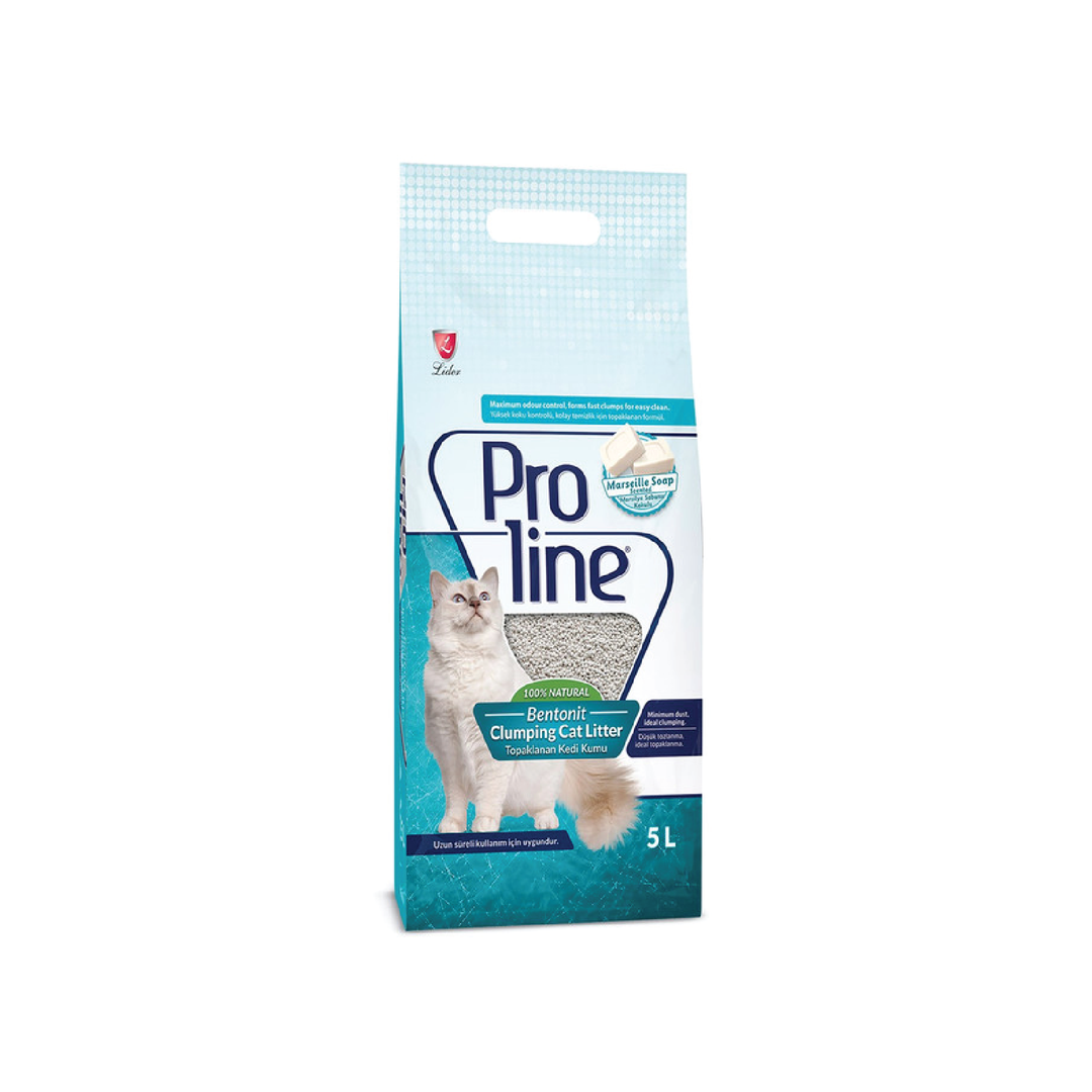 Proline Bentonite Clumping Cat Litter Marseille Soap 5L
