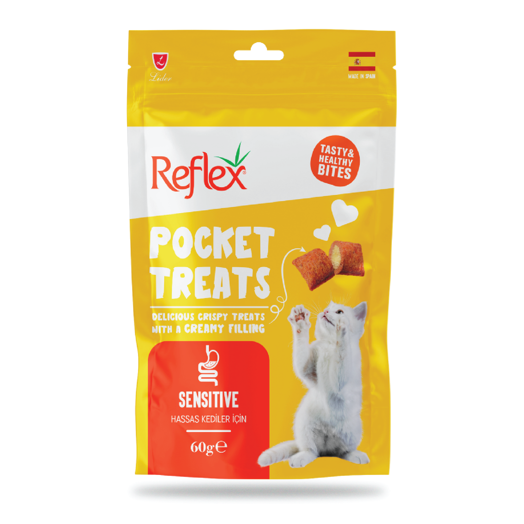 Reflex Cat Pocket Treat Sensitive 60Gr
