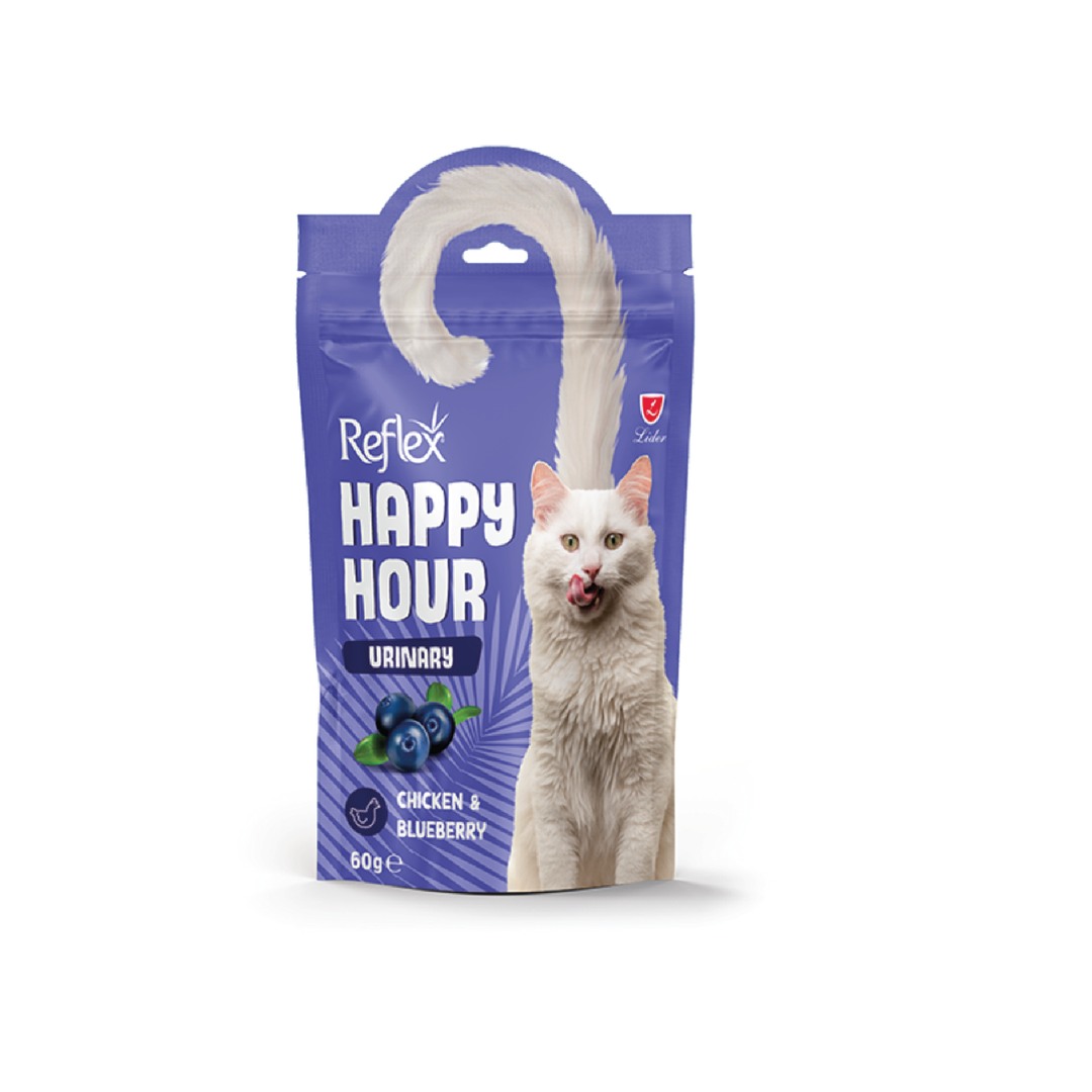 Reflex Happy Hour Cat Treat Urinary 60Gr