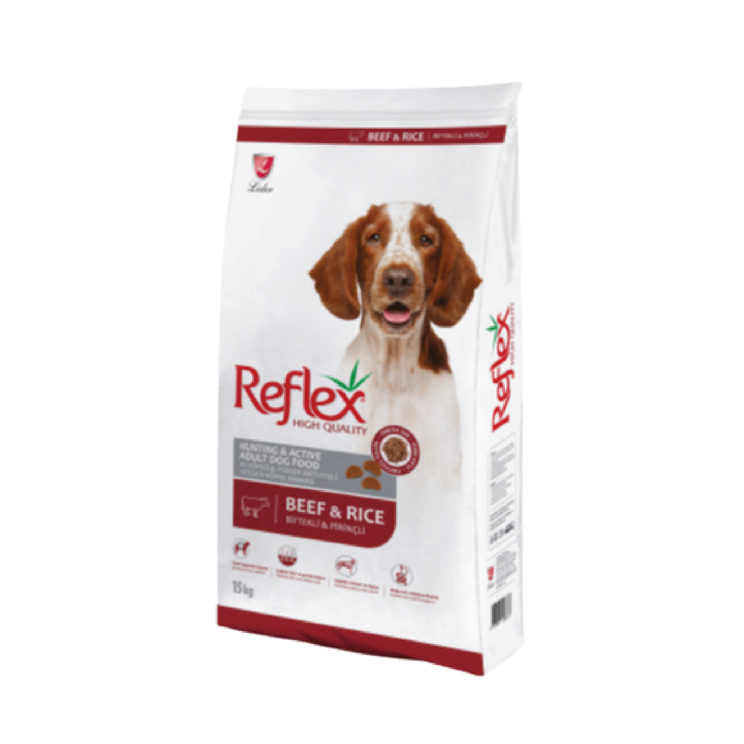 Reflex Adult Dog Food Beef Hunting & Active 15Kg