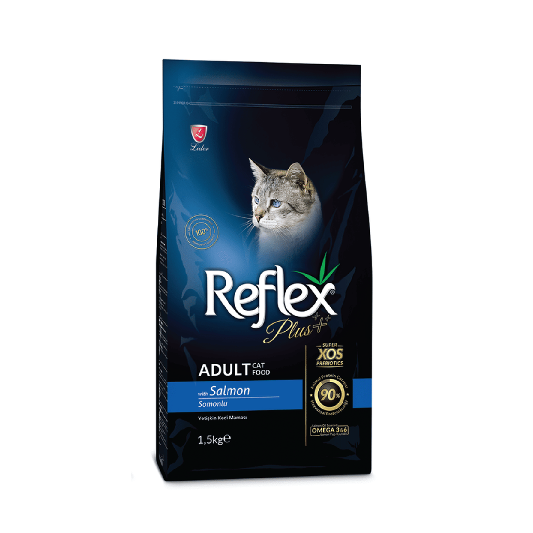 Reflex Plus Adult Cat Food Salmon 1.5Kg