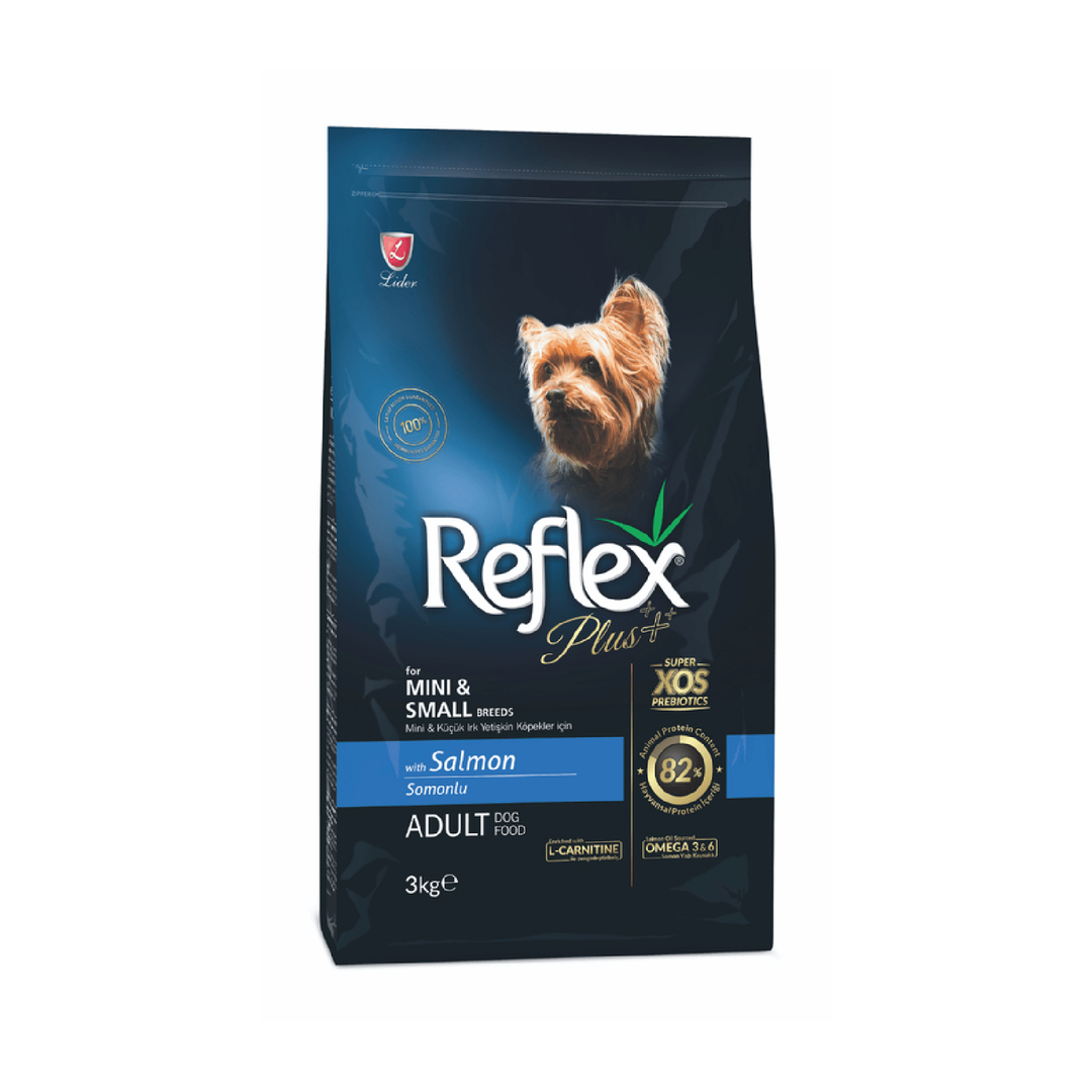 Reflex Plus Mini Small Breed Adult Dog Food Salmon 3Kg