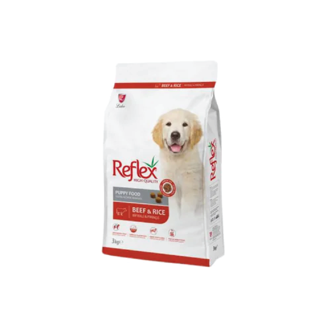 Reflex Puppy Food Beef & Rice 3Kg