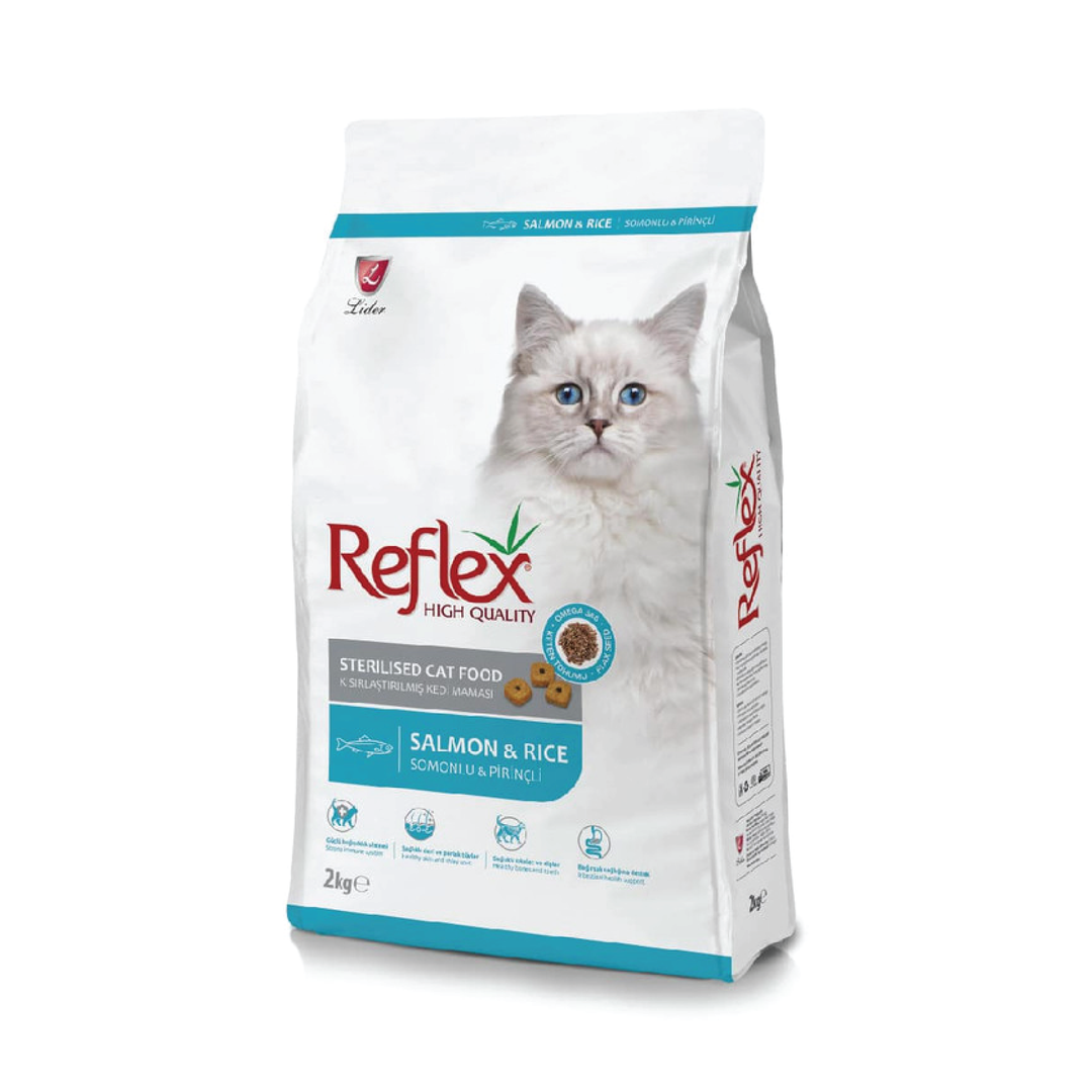 Reflex Sterilised Adult Cat Food Salmon And Rice 2Kg