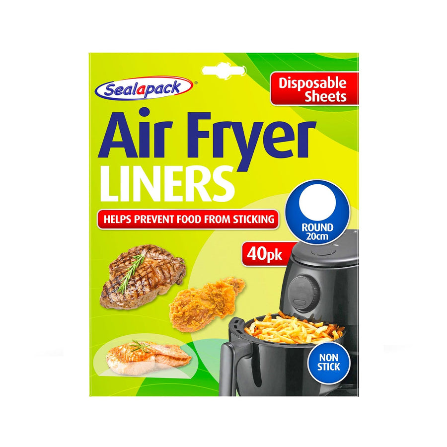 151 Disposable Air Fryer Liner Round 40Pk 20Cm