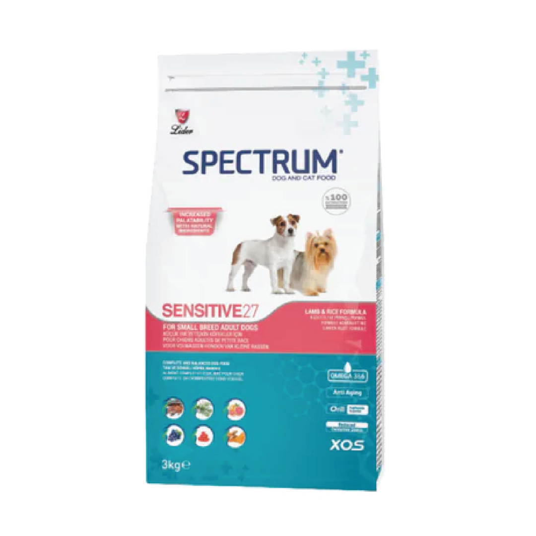Spectrum Adult Dog Food Small Breed Sensitive27 3Kg
