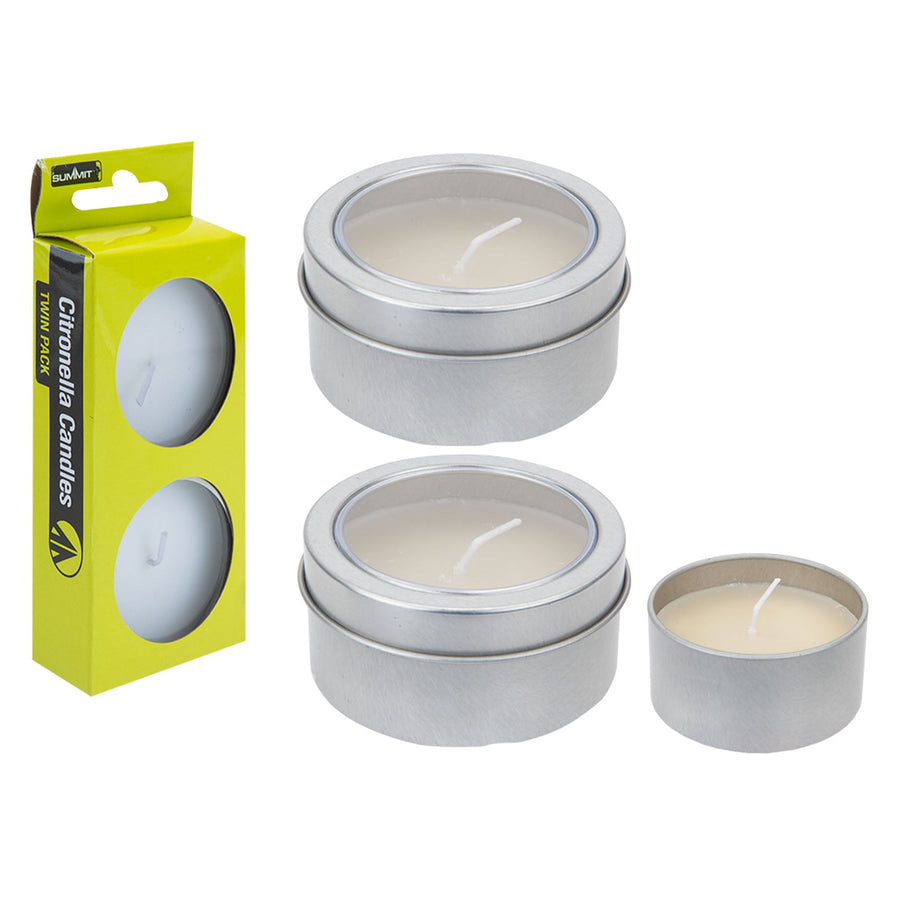 Summit Citronella Tin Candles