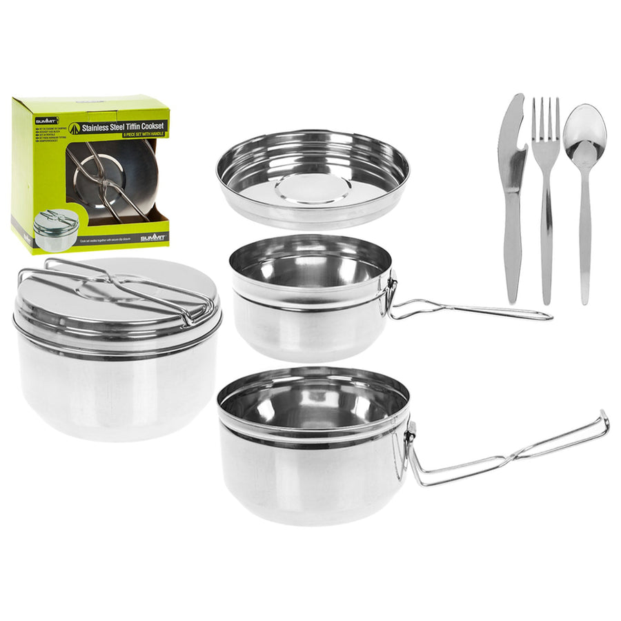 Summit Cooking Pan W/Lid & Plate 1500Ml