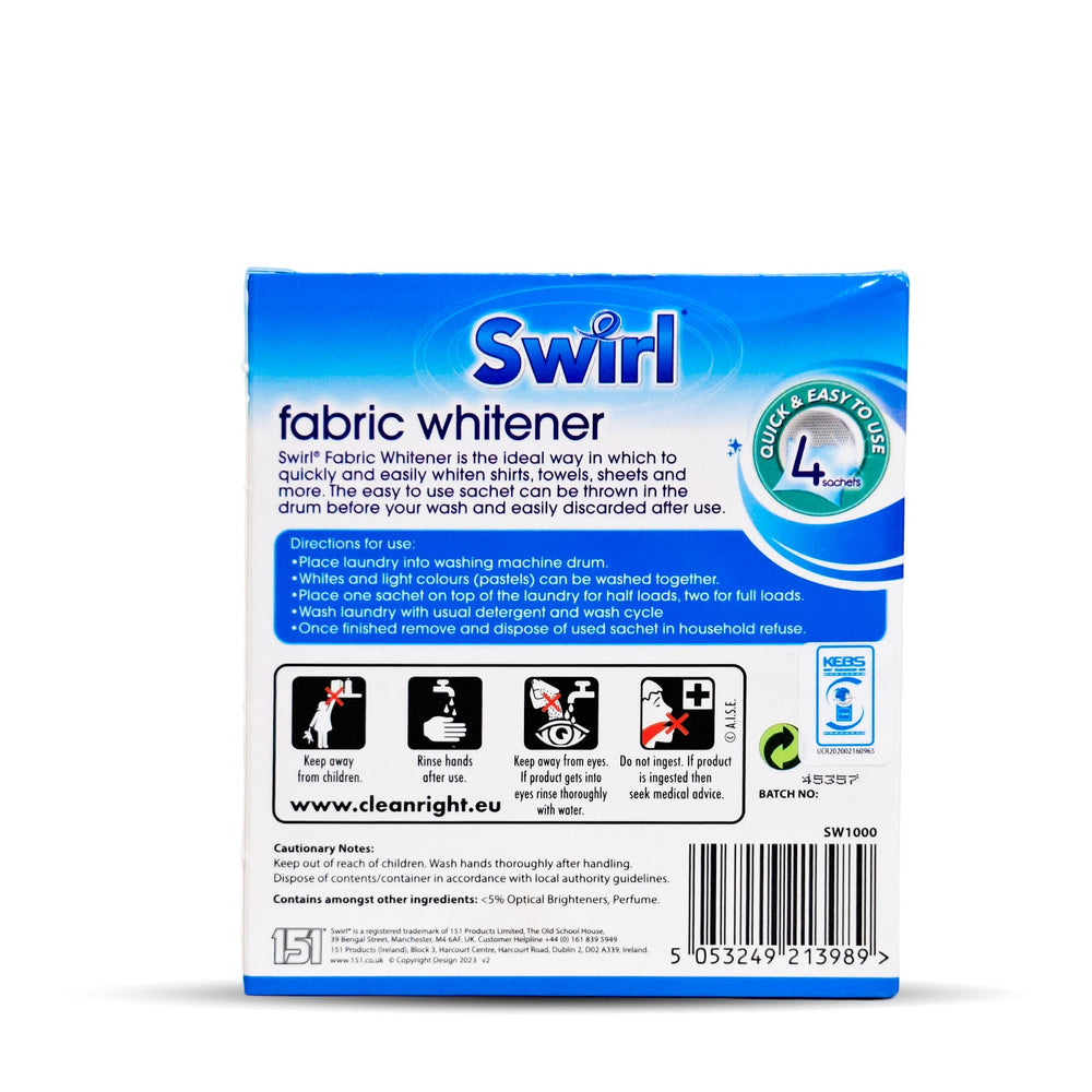 Swirl Fabric Whitener 4Pk 30G