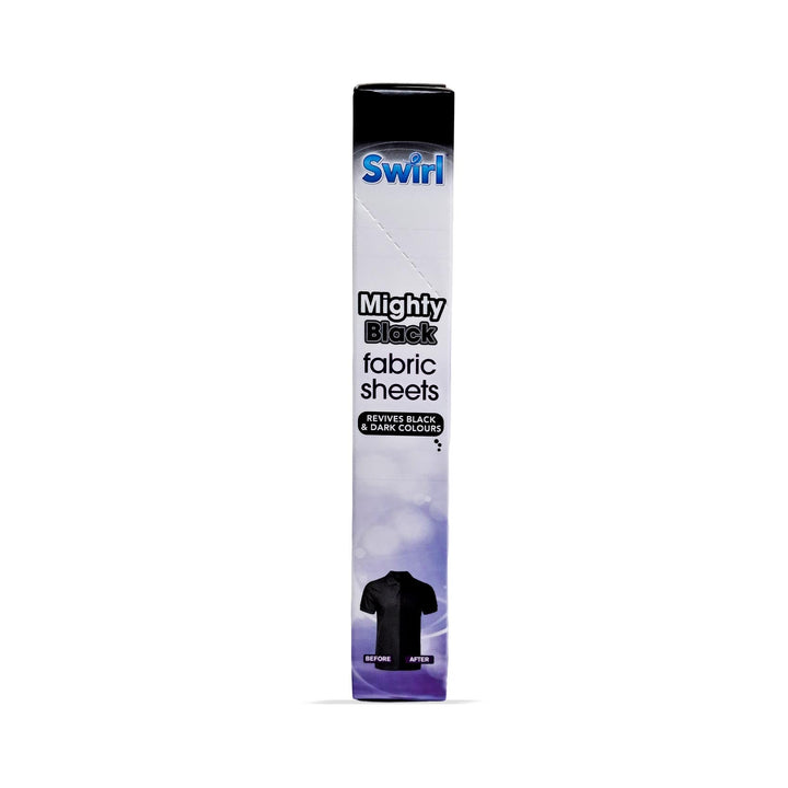 Swirl Mighty Black Fabric Sheet 12Pk
