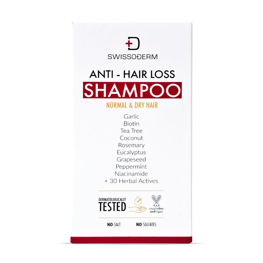 Swissoderm Anti-Hair Loss Shampoo For Normal & Dry Hair 300Ml