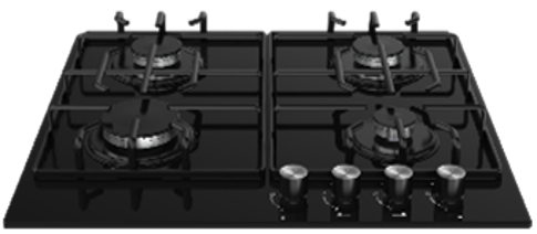 Simfer Bi Hob H6401Egssp 60Cm Black Glass