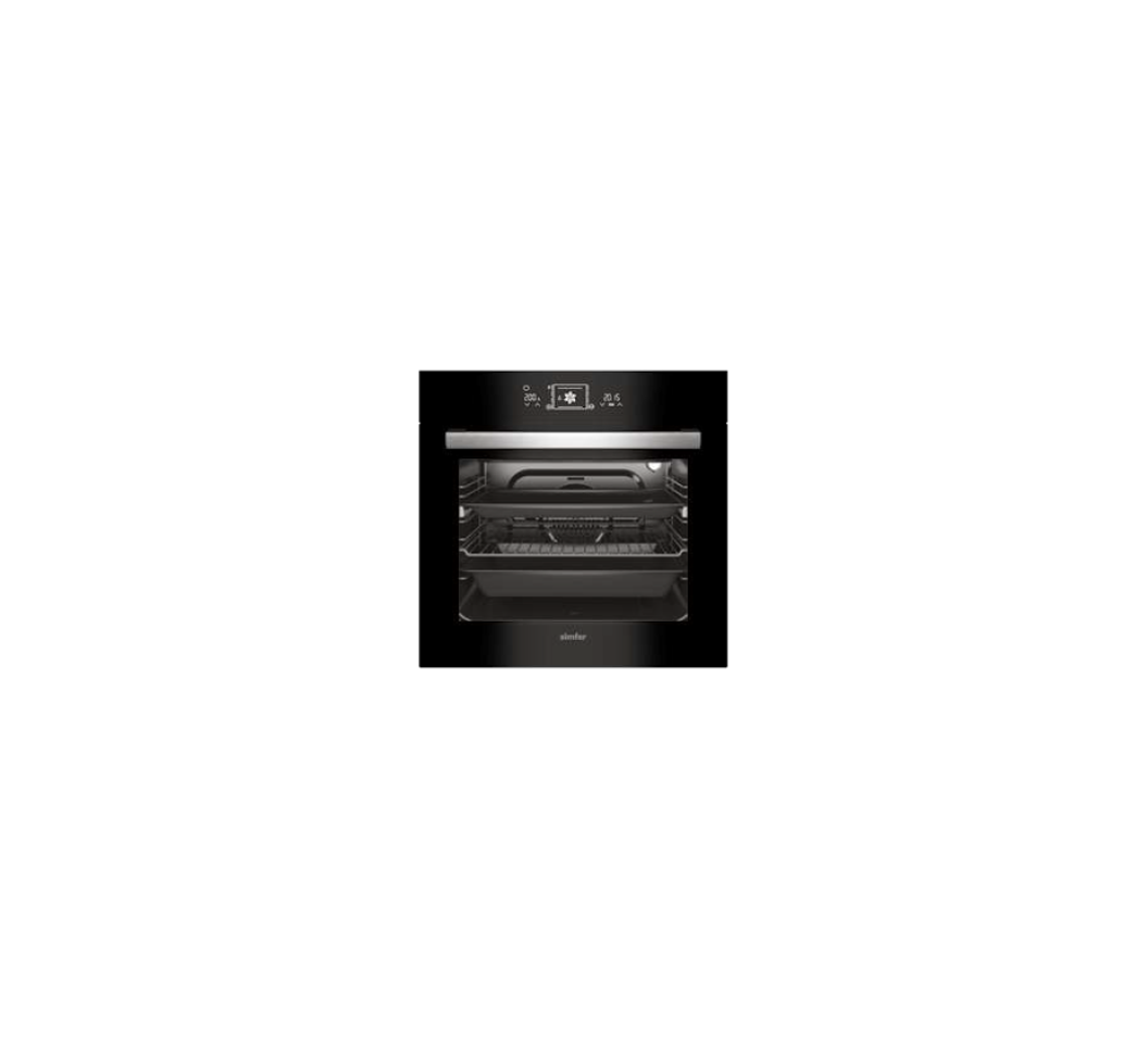 Simfer Bi Oven B6512Sersp 60Cm Blk Glass 12Fn Full Touch