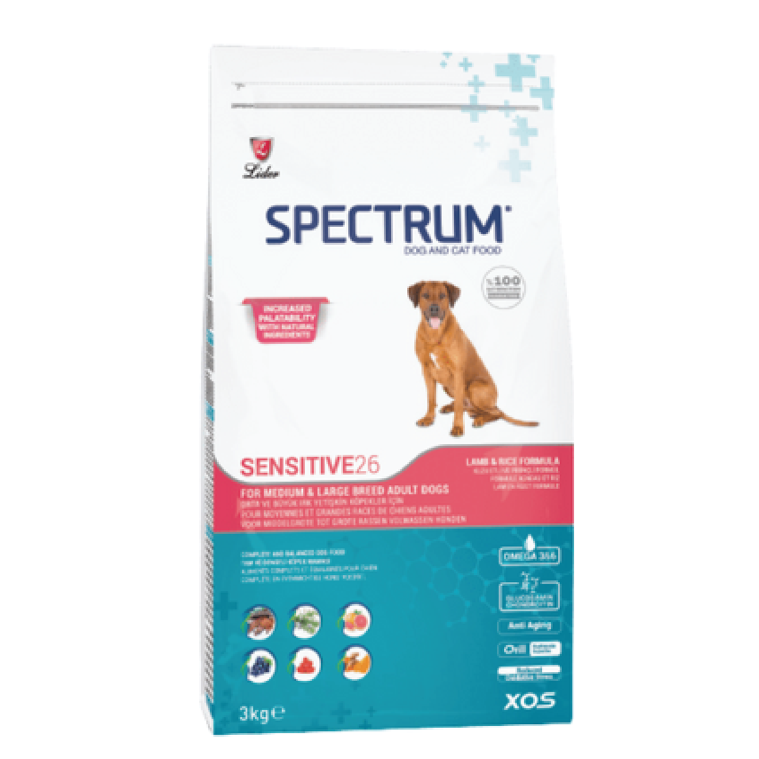 Spectrum Adult Dog Food Sensitive26 3Kg