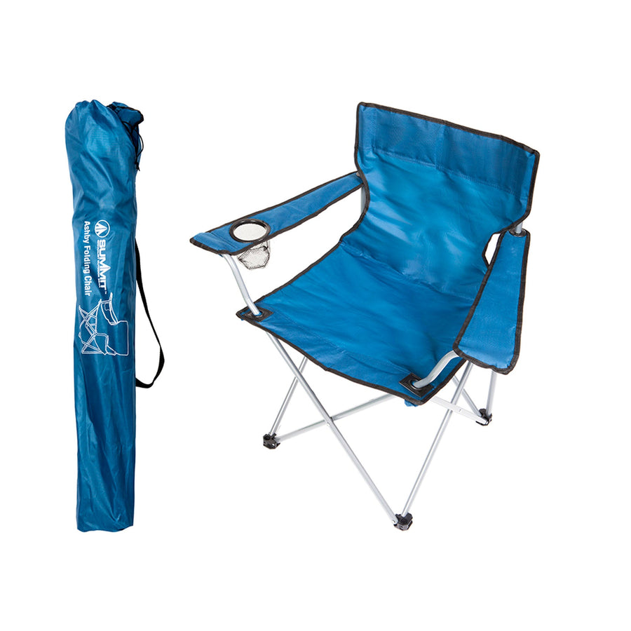 Summit Ashby Folding Chair Indigo Blue