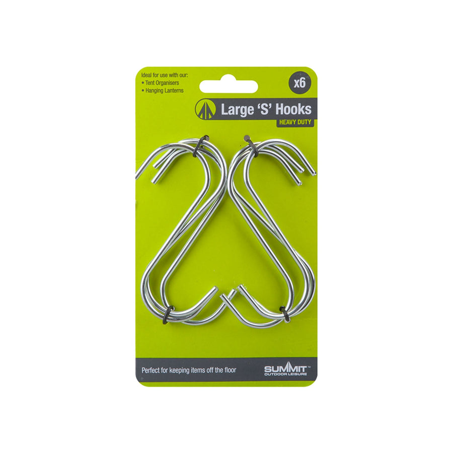 Summit Large S Hook 6Pc