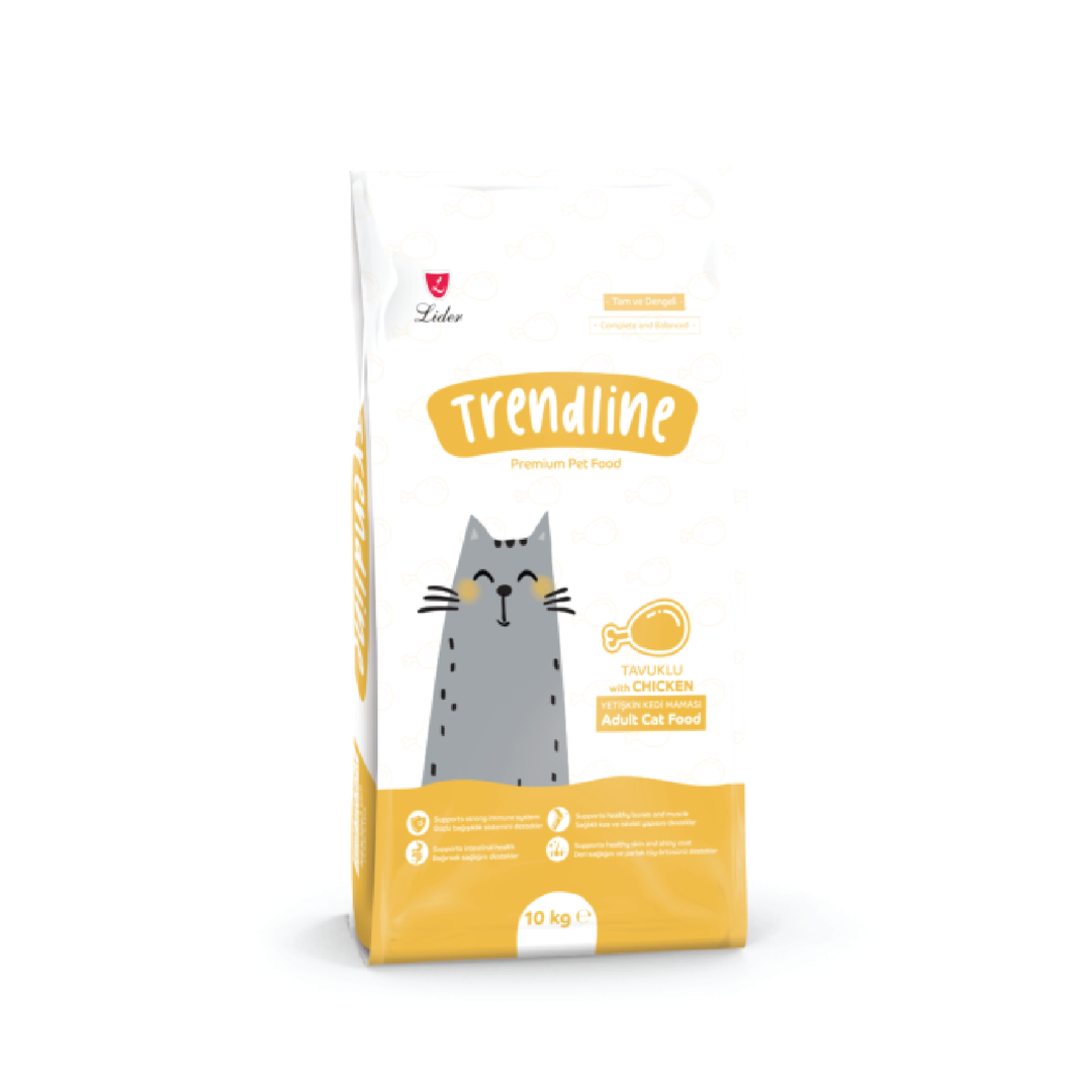 Trendline Adult Cat Food Chicken 10Kg
