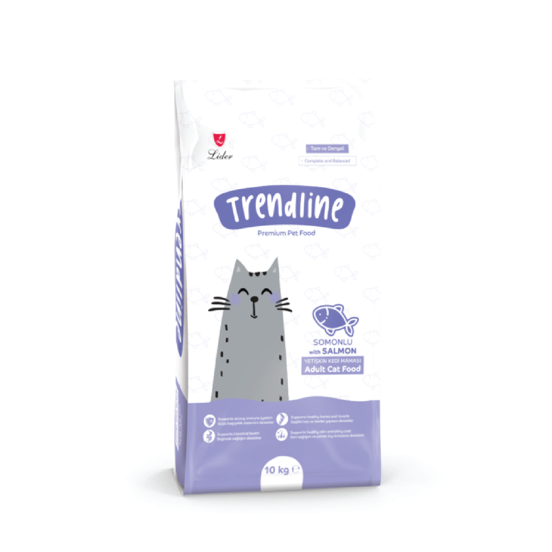 Trendline Adult Cat Food Salmon 10Kg