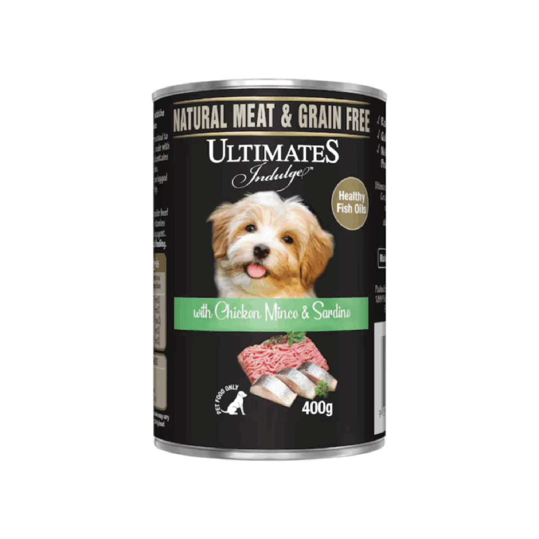 Ultimates Dog Can Chicken Mince & Sardine 400G