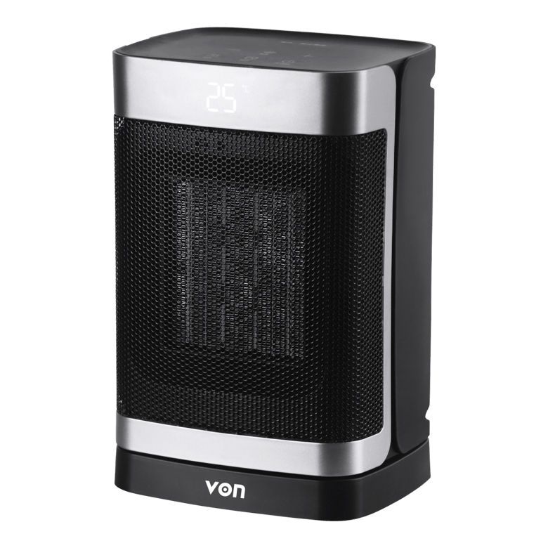 Von 1500W Ceramic Heater Vhc153Dyak, Black