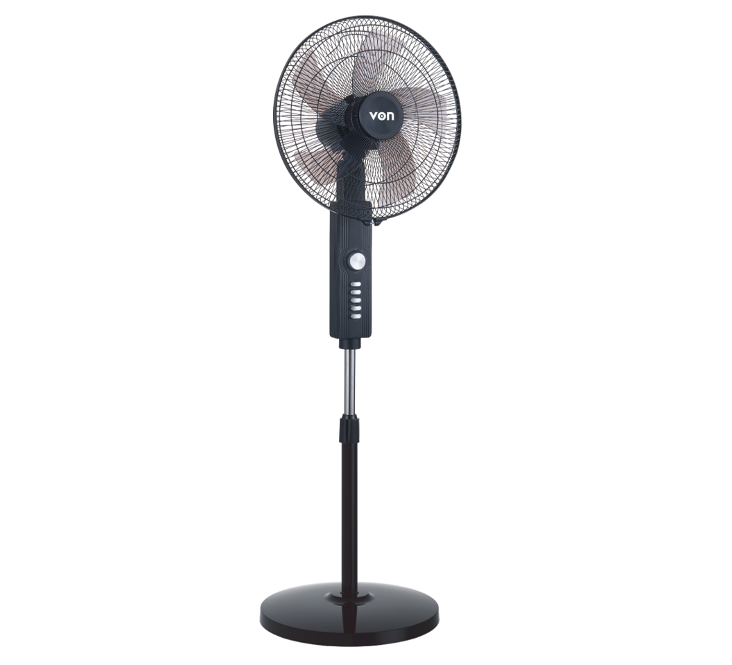 Von 18" Stand Fan Vfs-8605-Mjk 60W Black