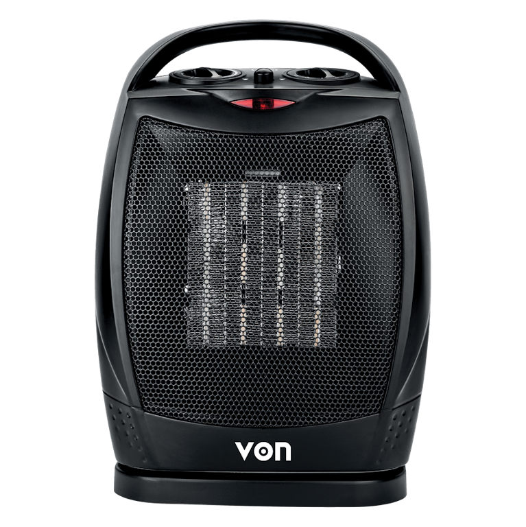 Von 1800W Fan Heater Vhf182Mlk, Black