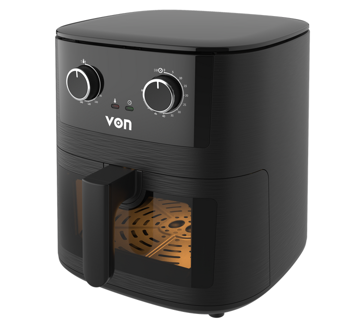 Von Air Fryer Vaf065Mck 6.5L,Manual,Black