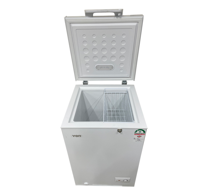 Von Chest Freezer Vafc10Dhw 98L Wht/Grey