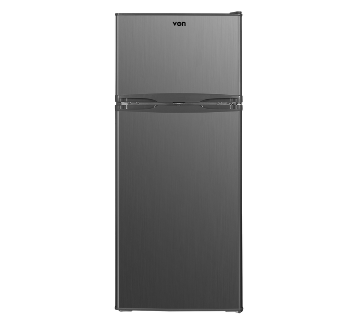 Von Fridge Double Door Tmf Vrt-125Drag 125L Grey