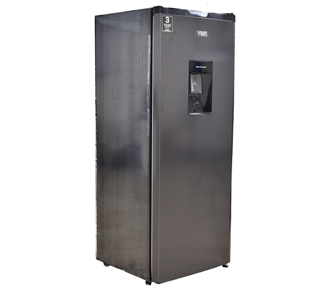 Von Fridge Single Door Vrs-170Drag 170L, Grey