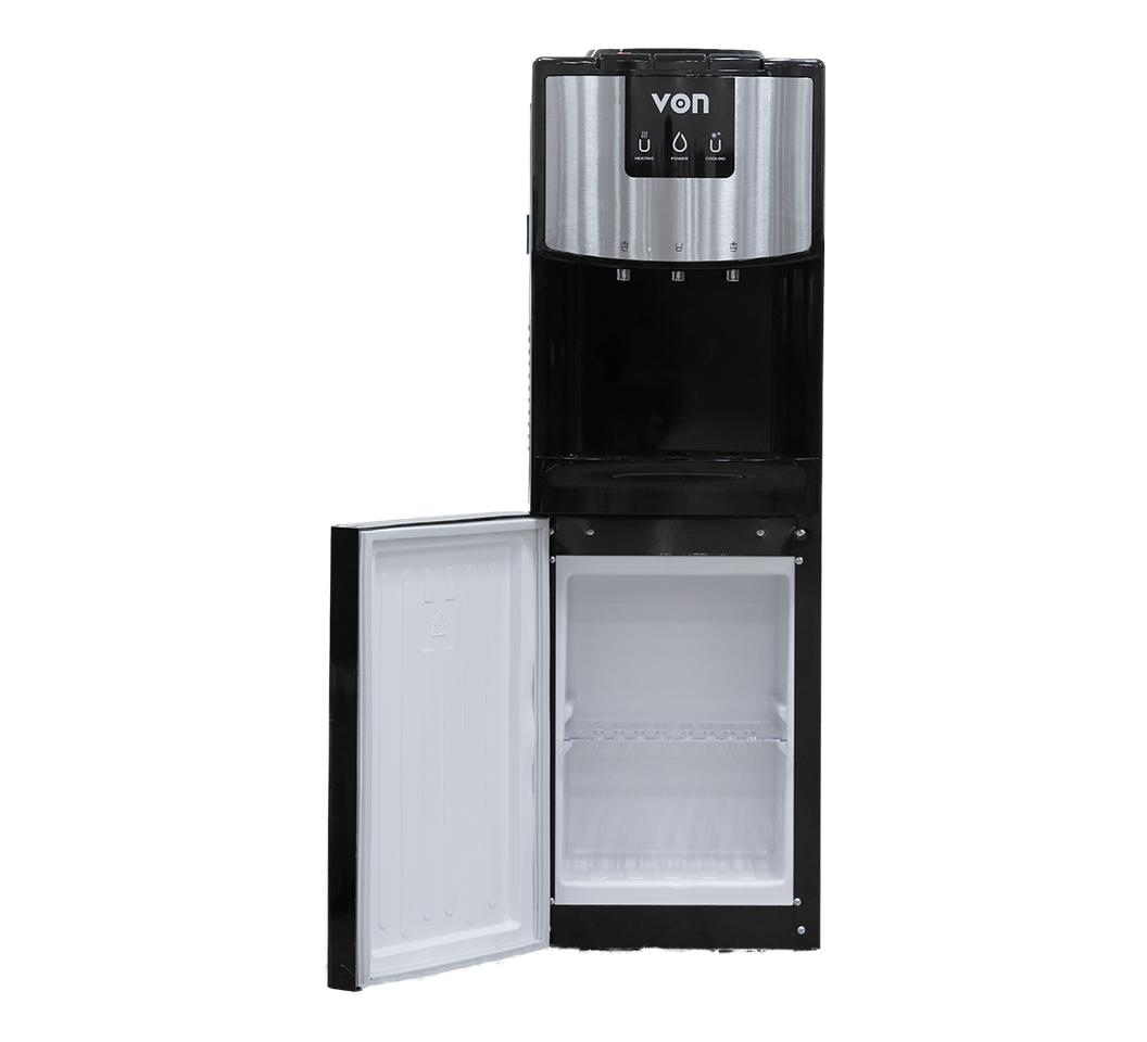 Von Water Dispenser Vadl2311K Fs Cc Blk Cabinet