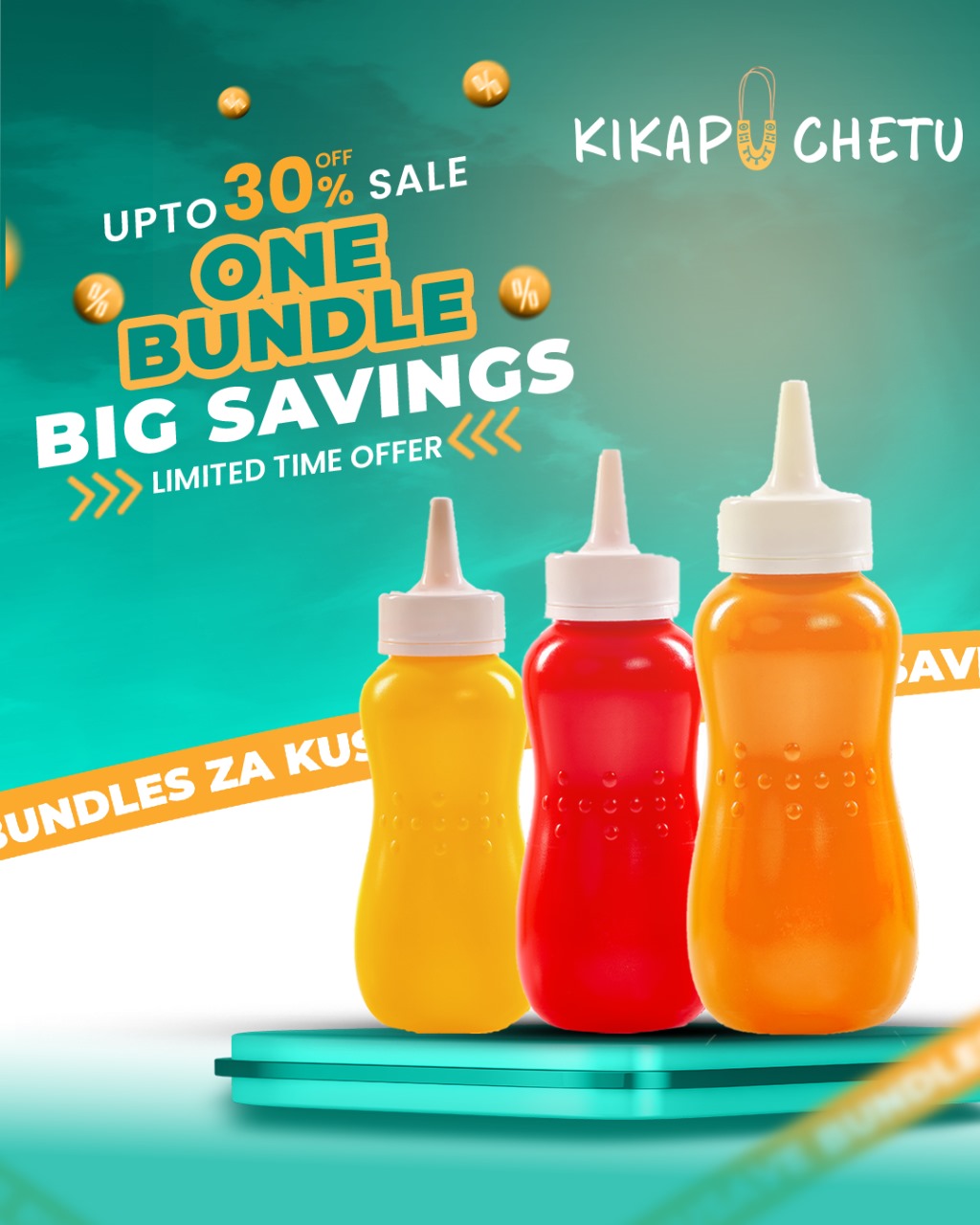 Sauce Bottles 750ML Set