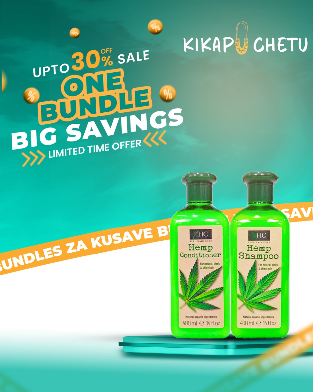 XHC Hemp Hair Care Set