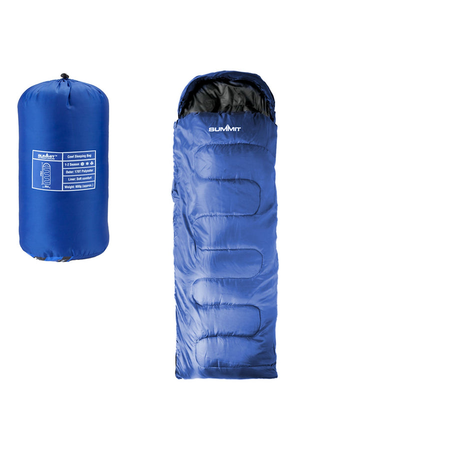 Summit Trekker Cowl Sleeping Bag - Blue